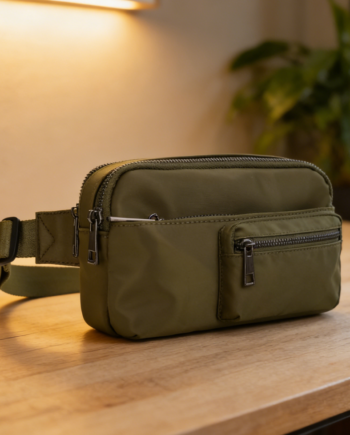 Classic Brown Leather Crossbody Bum Bag
