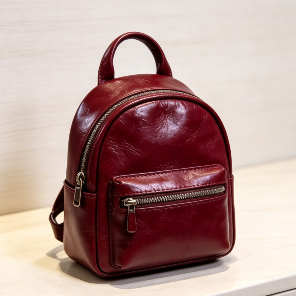 Mini Leather Backpack