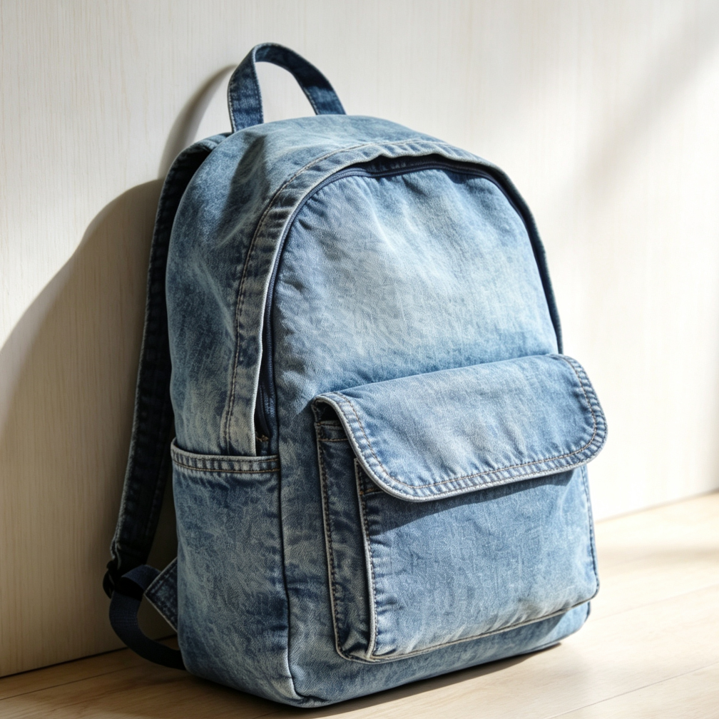 Denim Casual Backpack