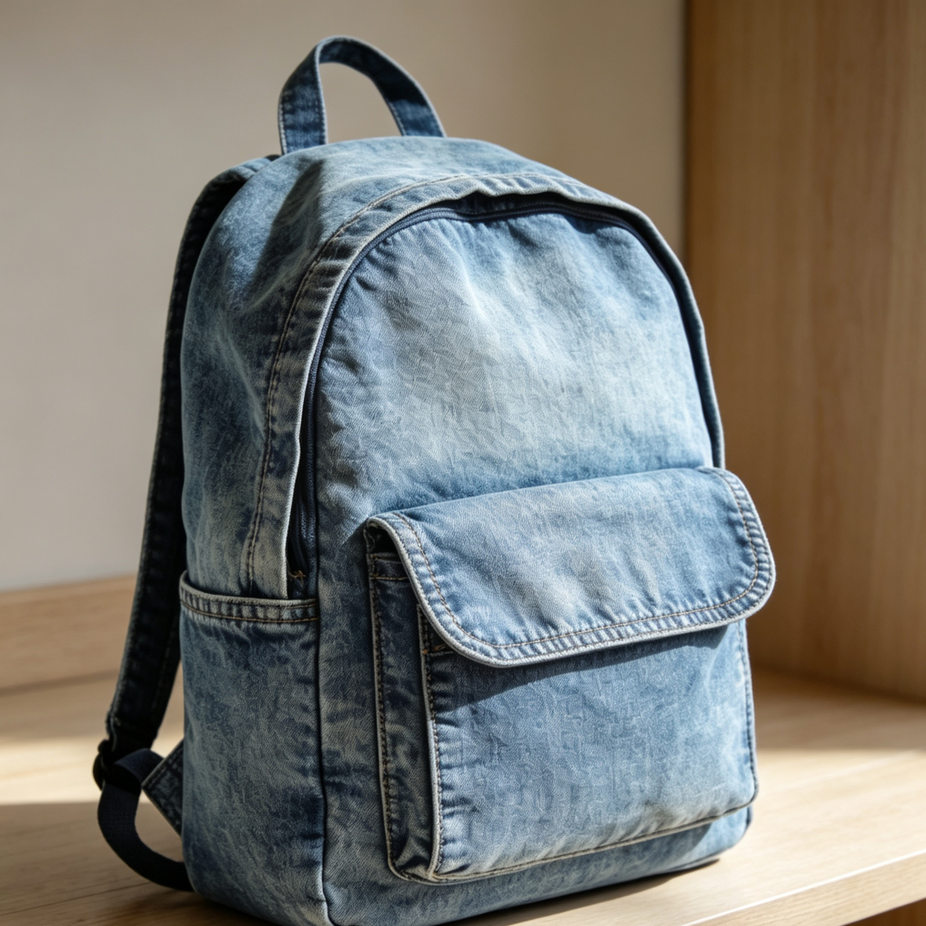 Denim Casual Backpack