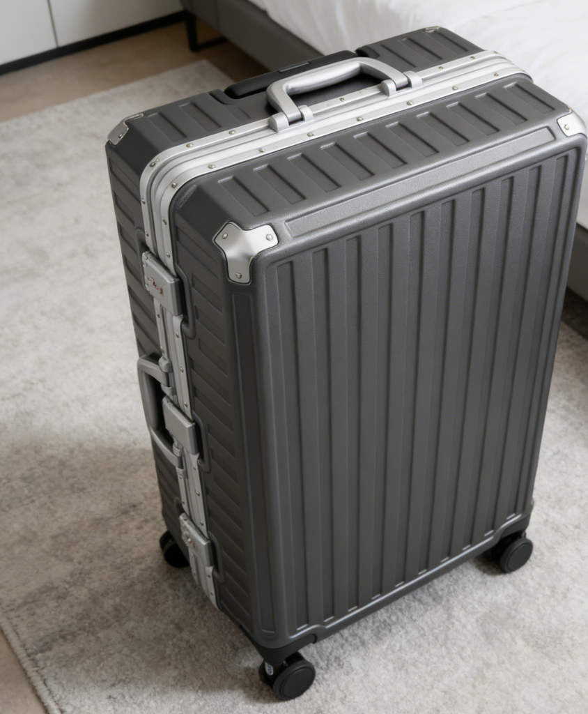 Zipperless Polycarbonate Checked Suitcase