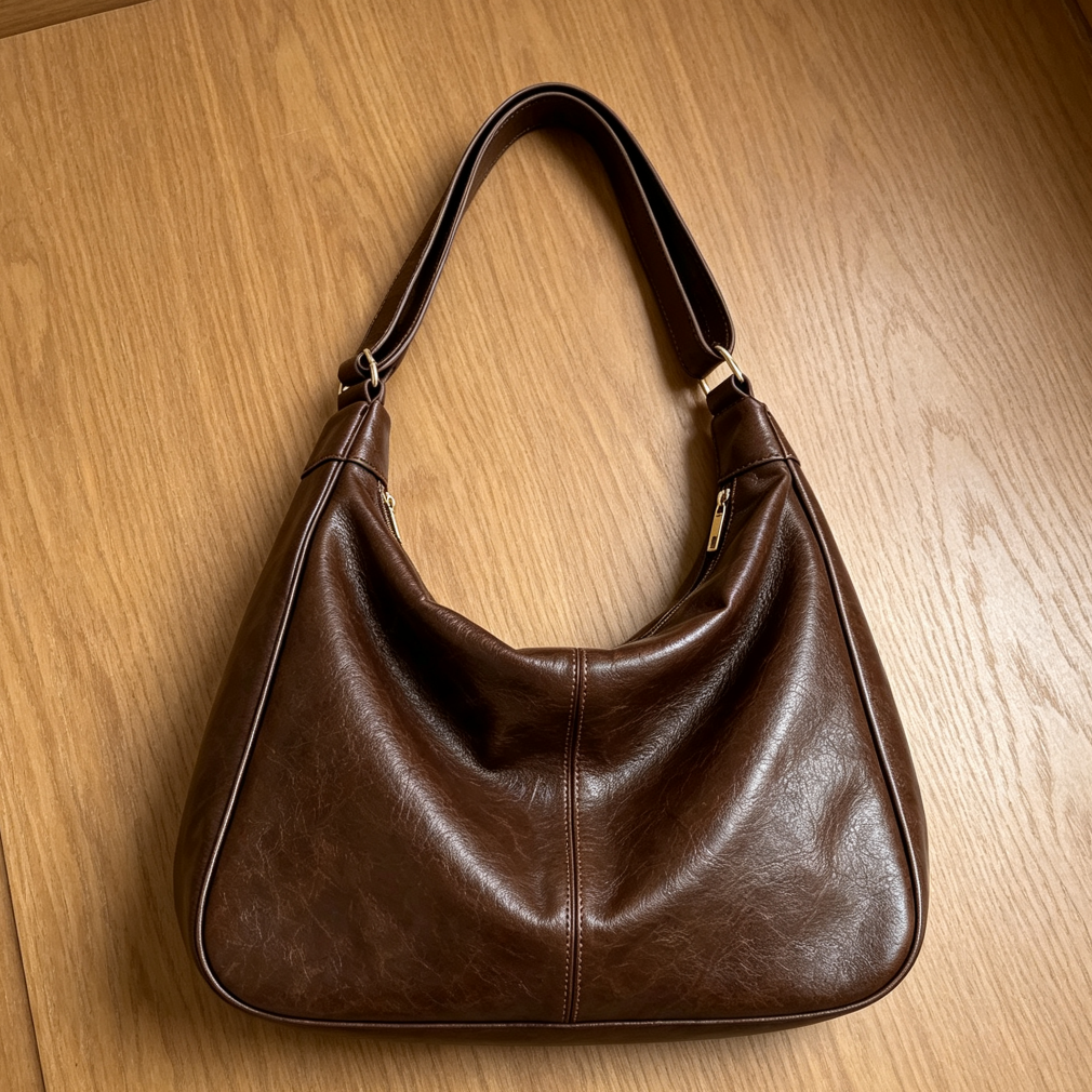 Large Capacity Soft Leather Shoulder Tote