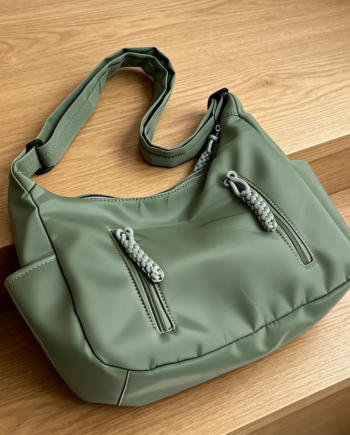 Large Oxford Cloth Crossbody Travel Handbag